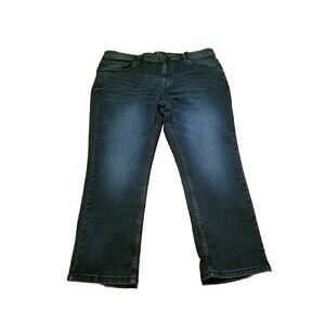 The Perfect Jean NYC Men Size 42x28 Indigo Blue Stretch Denim Knight-DK Blue NWT